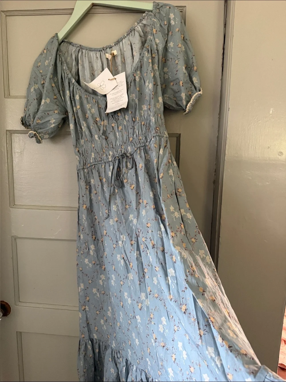 Christy Dawn Brynne Dress in Pansy blues S - Picture 4 of 4